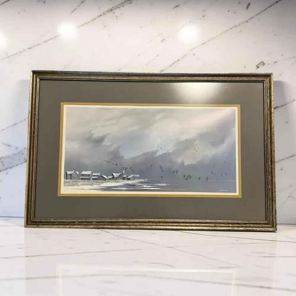 HERB JONES beauty of nature ducks flying over pond PRINT LTD EDITION 1500 16